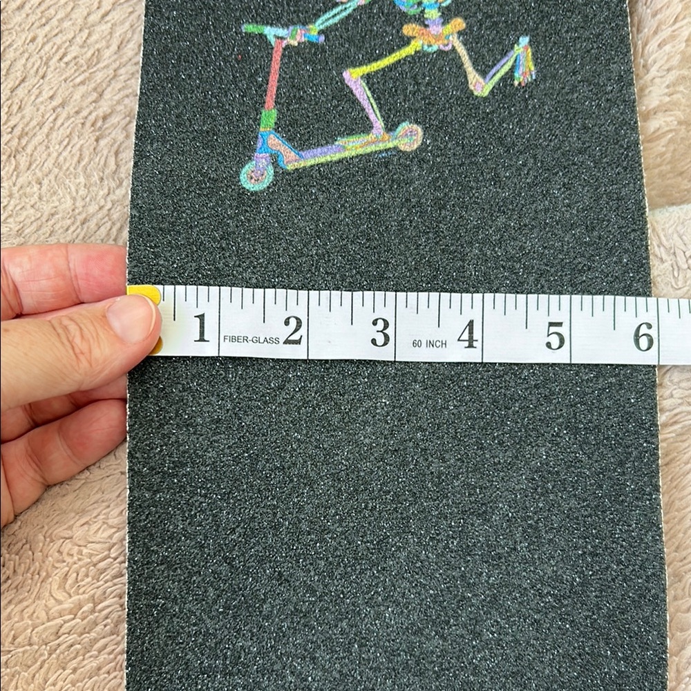 Colorful Skeleton Skateboard or Scooter Grip Tape, NEW never used - Picture 3 of 4